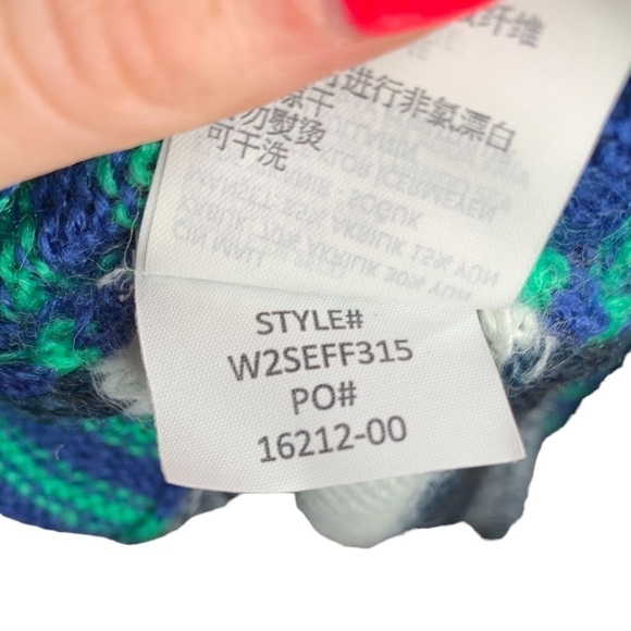 NWT Prana Wool Blend Nautical Striped Seffi Sweater Size Large - Picture 8 of 12